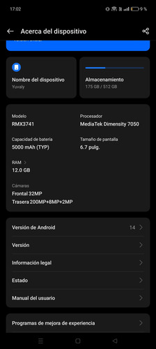 Realme 11 Pro+ 12gb Ram 512gb Dual Sim Verde 5g (Usado)