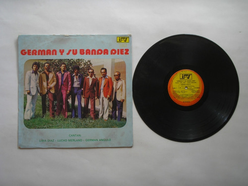 Lp Vinilo German Y Su Banda Diez Edición Colombia 1980