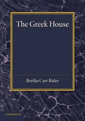 Libro The Greek House - Bertha Carr Rider