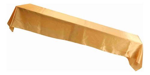 Mantel Para Mesa De Fiesta Dorado, 145 X 320 Cm, Rectangular