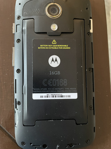 Moto G (1st Gen.) 16 Gb Negro 1 Gb Ram No Funciona La Sim (Usado)