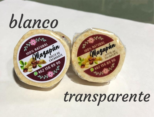 Imagen 1 de 8 de 1 M2 De Etiquetas Transparentes Adhesivas Con Suaje A Color