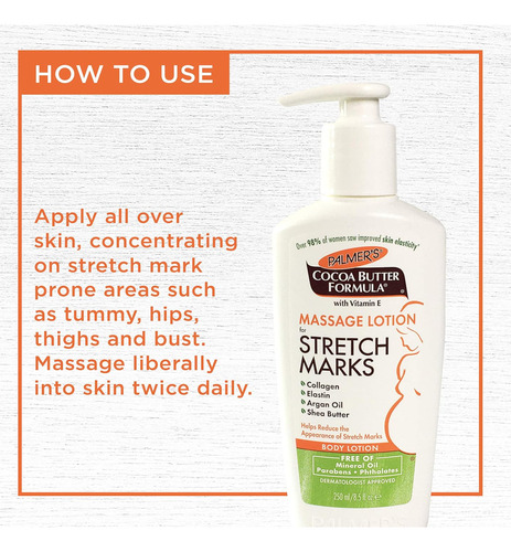 Palmer S Crema Cocoa Butter Para Estrias 250 Ml Antiestrias