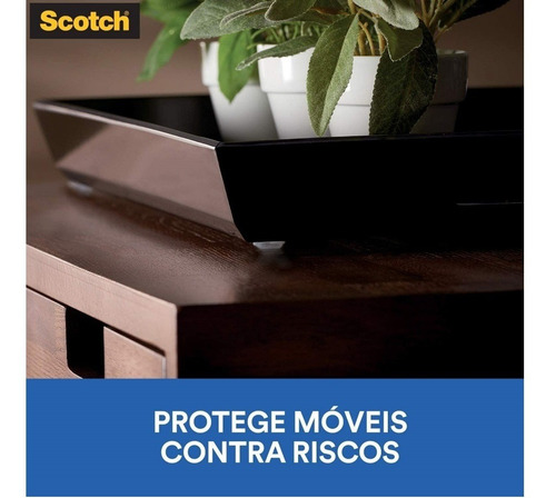 Imagem 5 de 7 de Protetor Anti-impacto P/ Portas Armário Kit C/ 6 Cartelas 3m