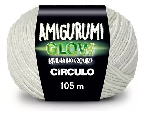 Linha Fio Amigurumi Glow Círculo 50g 105m - Brilha No Escuro