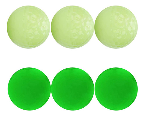 6 Pelotas De Golf Nocturnas Luminosas, Pelotas Luminosas