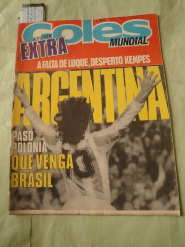 Goles 1536 Mundial Argentina 1978 Kempes Platini Brasil Peru