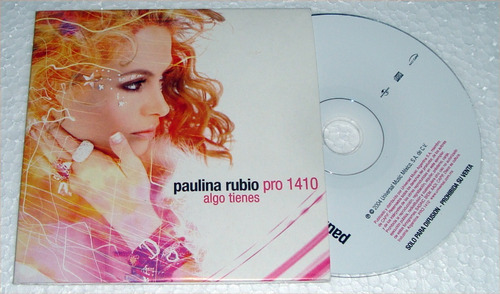 Paulina Rubio Algo Tienes Cd Single Promo Kktus