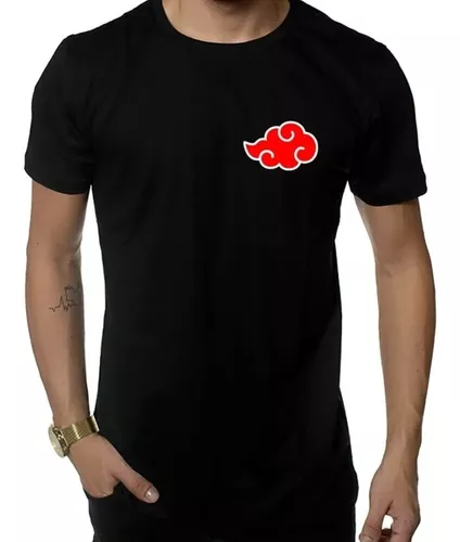 Camiseta Vermelha - Nuvem Akatsuki