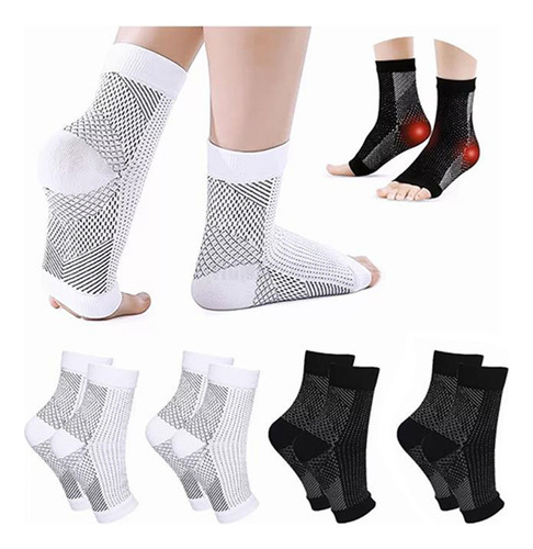 4par Deportiva Calcetines Compresion Alivia Fascitis Plantar