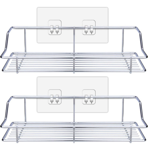 Set 2 Rejas De Ducha Acero Inoxidable Estante 13 Pulgadas