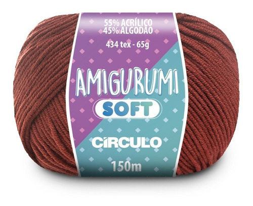Fio Amigurumi Soft Circulo Linha Para Croche Cor 4095 Rum