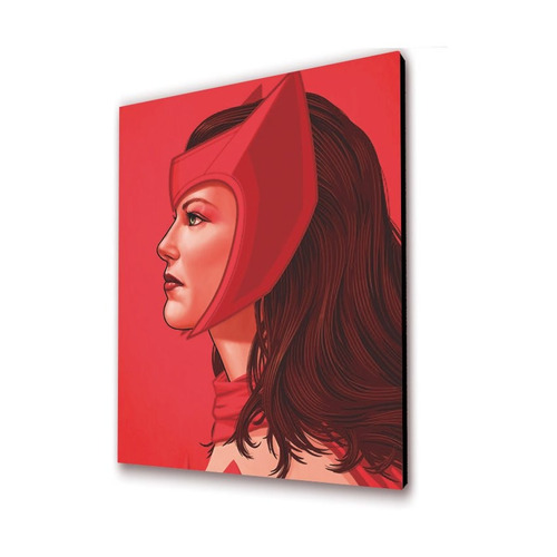 Cuadro 20x25 Cms Retrato Scarlet-witch Deco +envío Gratis