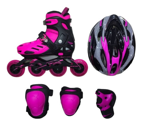 Combo Patines Canariam Magic Pro Plus + Kit De Protección