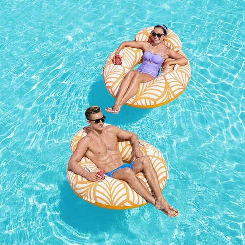 Silla Inflable Para Piscina Comfort Plush Deluxe Mod. 43643