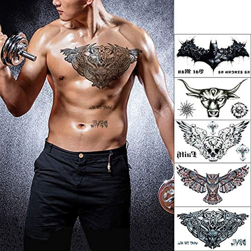 Temporal Arte Corporal Tatuaje Pegatinas Para Hombres Mujere