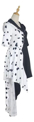 Trajes De Cosplay De Deville Femininos Preto E Branco Roupa