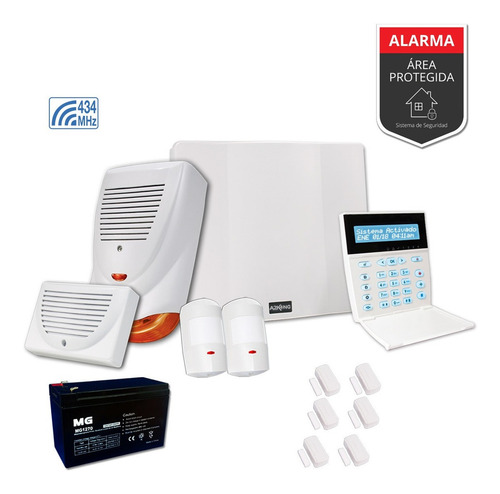 Alarma Domiciliaria Sensor Magnético Kit - Inalámbrico