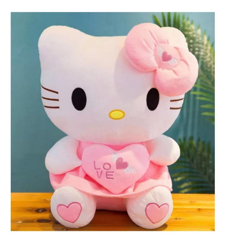  Peluche Hello Kitty Kawaii 30 Cms Terciopelo Suave