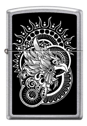 Encendedor Zippo Diseña Tu Mexico El Quinto Sol Negro