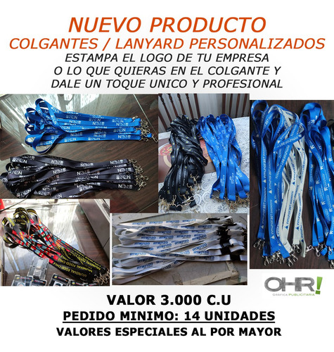 Imagen 2 de 10 de Credenciales Pvc Lanyard Personalizados
