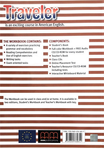 Traveler Level B1: Workbook, De H.q Mitchell. Editorial Mm Publications, Tapa Blanda, Edición First Edition En Inglés, 2011