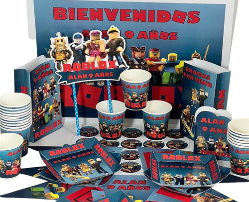 Cotillón Infantil Personalizado X 10 Roblox