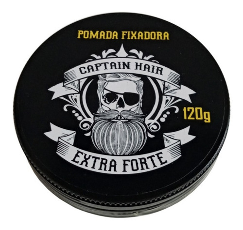 Pomada Fixadora Extra Forte Captain Hair 120g