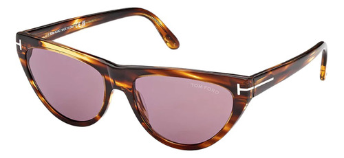 Gafas De Sol Tom Ford Ft0990 55y Amber-02 Havana Frame Para