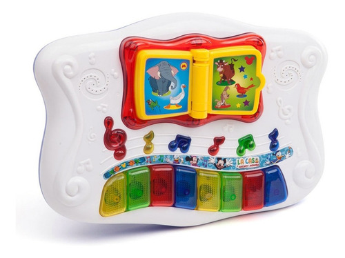 Imagen 2 de 8 de Piano Librito Musical Con Luces Mickey Disney Original