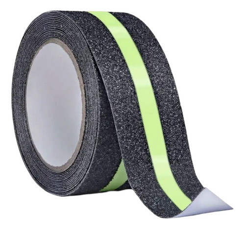 Cinta Antideslizante Fotoluminiscente Rollo 50mm X 5 Mts Fotoluminiscente