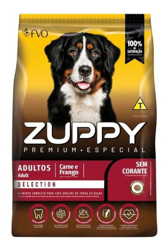 Ração Cães Adultos Carne E Frango Selection 15kg Zuppy