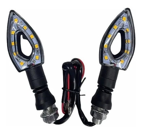 Luz Led Intermitente Para Moto Luz Amarilla