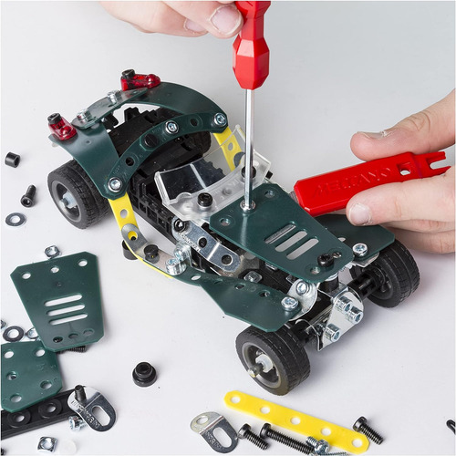Meccano Erector Roadster Kit De Construcción 5-en-1, 174 Pie