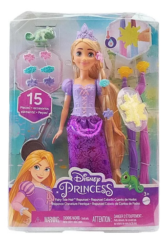 Muñeca Disney Princess Rapunzel Cabello Cuento De Hadas