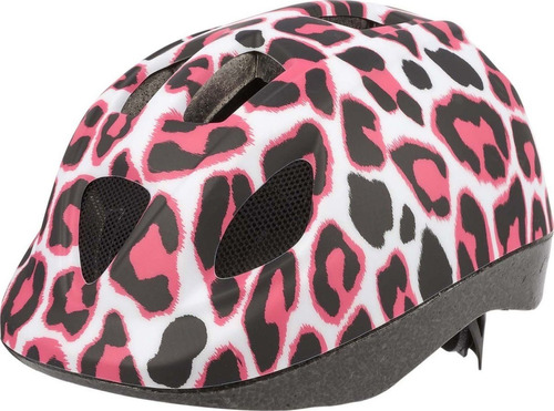 Casco Bici Niño Xs (45-53cm)  Animal Print Rosa Polisport