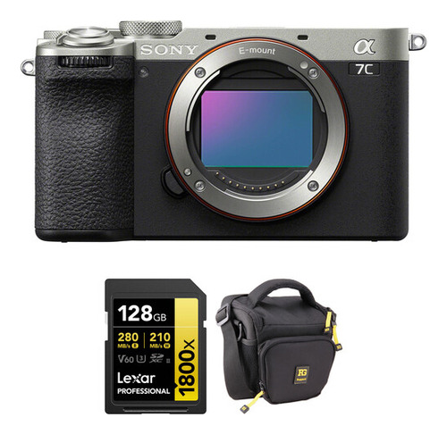 Kit De Cámara Sony A7c Ii Mirrorless Y Accesorios Color Pla