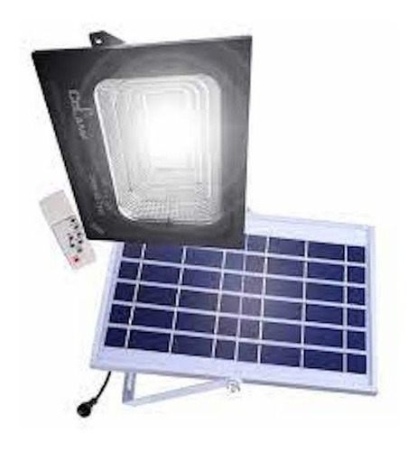 Imagen 2 de 2 de Panel Solar 25w Lampara Techo Calle 200w Control R Cl780s