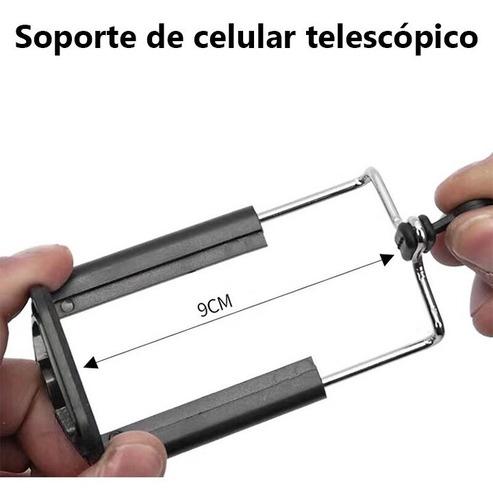 Tripode Flexible 18 Cm Soporte Adaptador Celular Tablet Foto