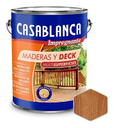 Casa Blanca Deck Muebles Y Pisos Madera | 1lt