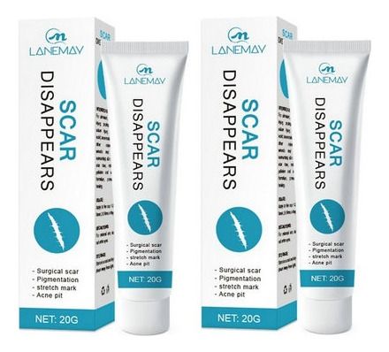 2×crema Repara Gel Eliminador De Cicatrices Go For Queloides