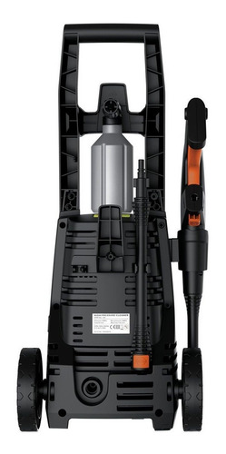 Imagen 3 de 3 de Hidrolavadora eléctrica Black+Decker PW1450TDL negro/naranja de 1400W con 1512psi de presión máxima 220V