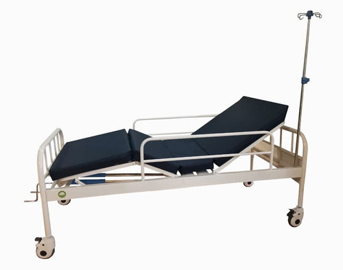 Cama Hospitalaria Con Barandales Colchón Portasuero Gratis