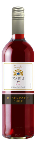 Vinho Rosé Meio Seco Chileno Reservado Zaeli 750ml