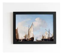 Comprar Quadro Art Velde Um Iate E Outros Veleiros Em Ventos Leves