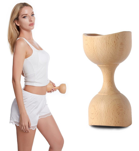 Taza Sueca De Terapia De Madera De Doble Cabeza, Taza De Mas