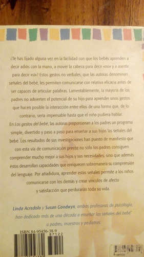 Libro Los Gestos Del Bebé. Linda Acredolo-susan Goodwyn