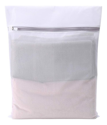Malla Bolsa Lavado Ropa Bolsa Lavadora Ropa Delicada 40x30cm Blanco-gris