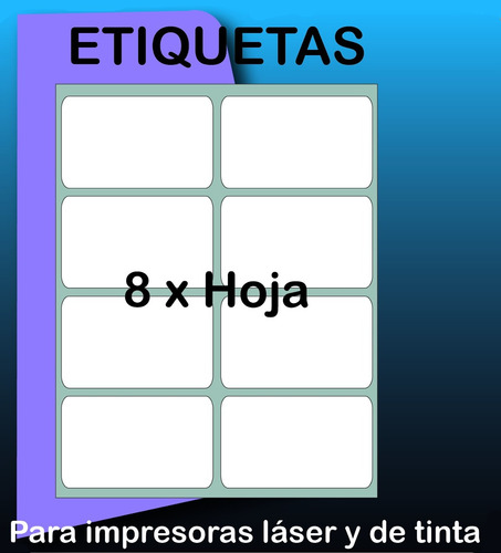 Imagen 7 de 7 de 750 Etiquetas Autoadhesivas De 6.7 X 2.5cm Precortadas 30/h