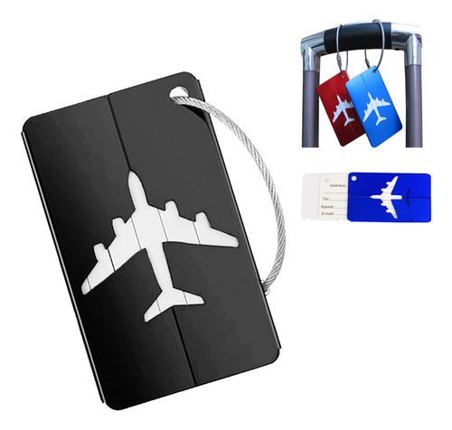 Placa De Equipaje Marca Avión Para Viajar Al Extranjero